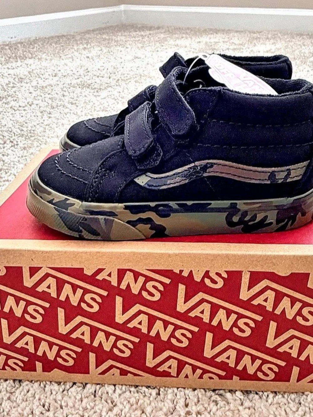 Vans Toddler Sk8-Mid Reissue V Camo Sneakers Size 7 NWT